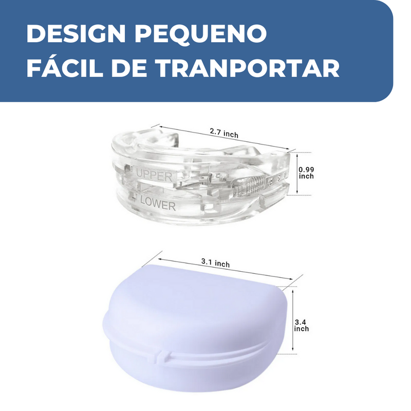 Protetor Bucal Silicone SleepMouthpiece - Elimine o Ronco - EstaçãoForShop