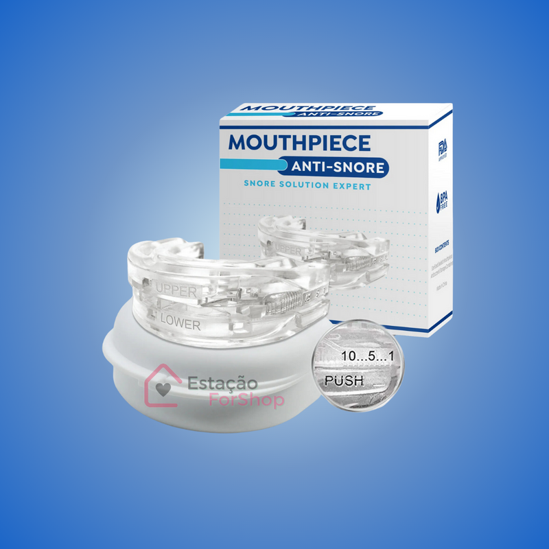 Protetor Bucal Silicone SleepMouthpiece - Elimine o Ronco - EstaçãoForShop