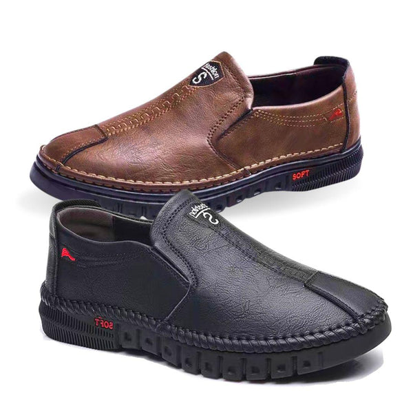 Mocassim Ortopédico de Couro Comfort - [COMPRE 1 LEVE 2] Oferta Apenas Hoje! - EstaçãoForShop