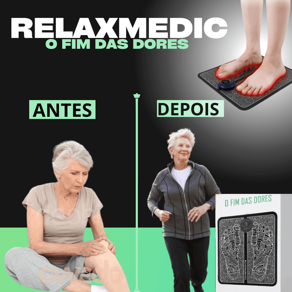 Massageador RelaxMedic® - Reduz Dores e Inchaços - EstaçãoForShop