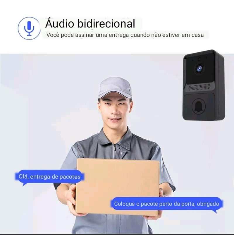 Campainha Wifi com Vídeo - EstaçãoForShop