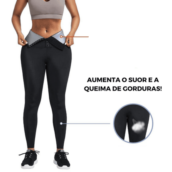 LIQUIDAÇÃO RELÂMPAGO (ÚLTIMO DIA) - Efeito Sauna - FIT MULHER Modela Cintura, Queima Calorias, Pochete e Ideal para Pós Parto - GARANTIA - EstaçãoForShop